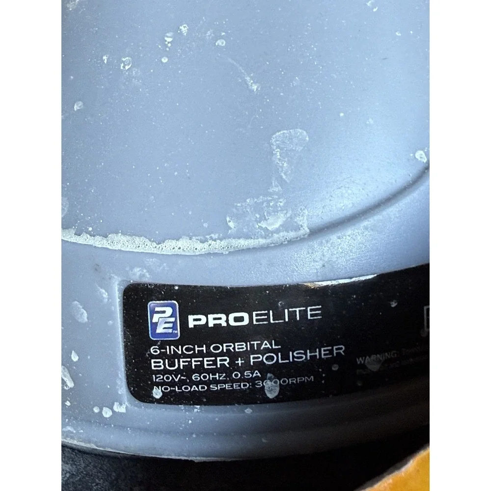 ProElite 6in Buffer Polisher AC 120V, 0.4A, 3500rpm Direct drive
